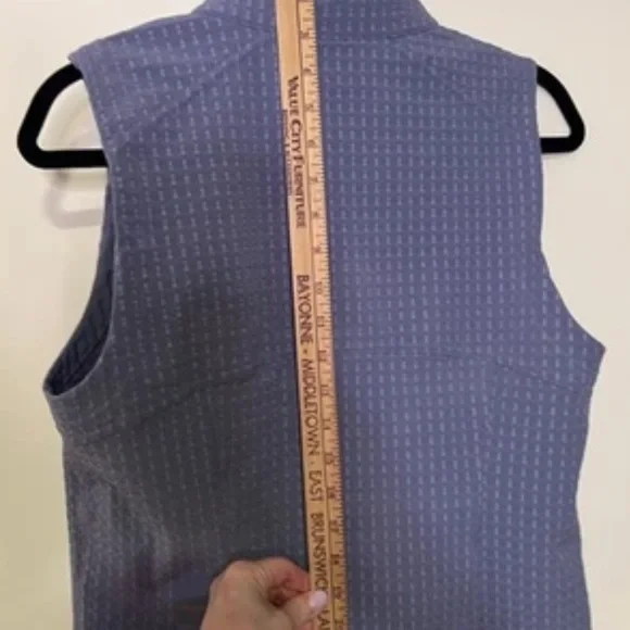 Lululemon Athletica Water Repellent Fleece Hiking Vest Peri Purple Size 8 - Picture 12 of 15